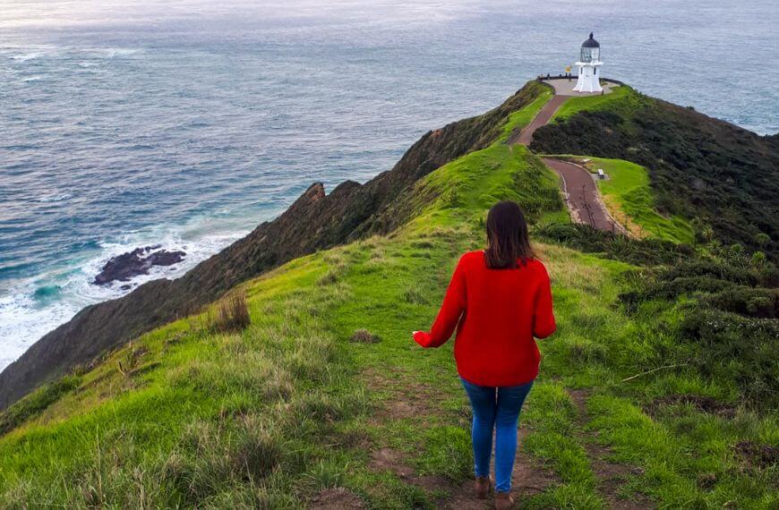 walking along new zealand coast at northern cape