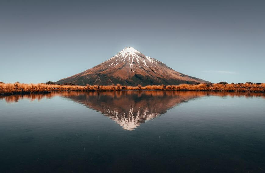 the mountain view of taranaki we expected to see