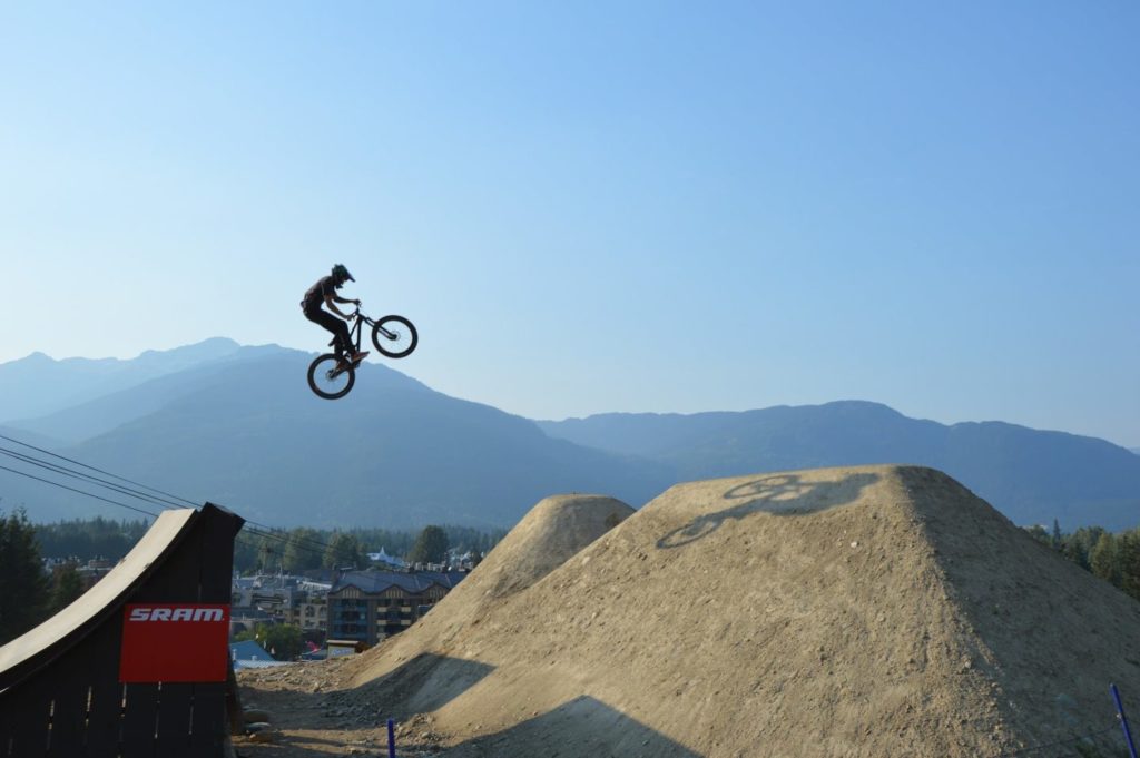 bmx-ing in whistler