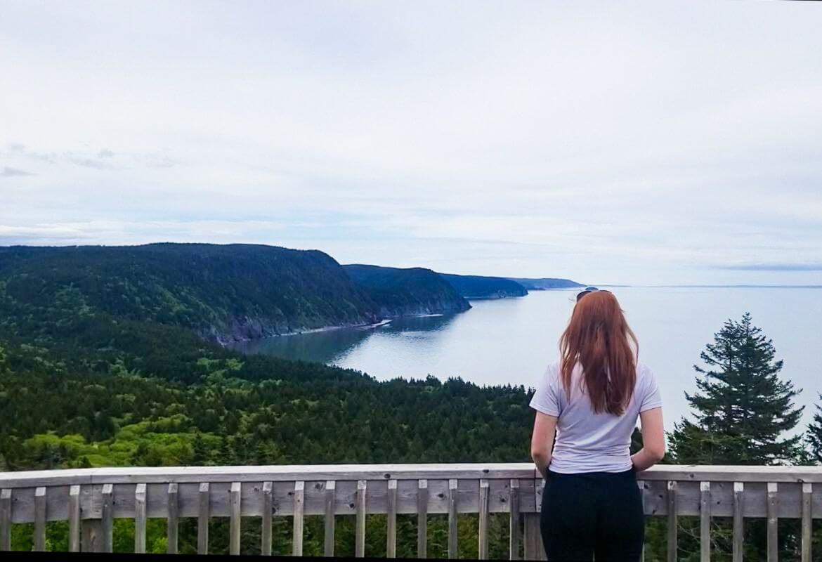 Remarkable coastal drive along the Fundy Trail Parkway
