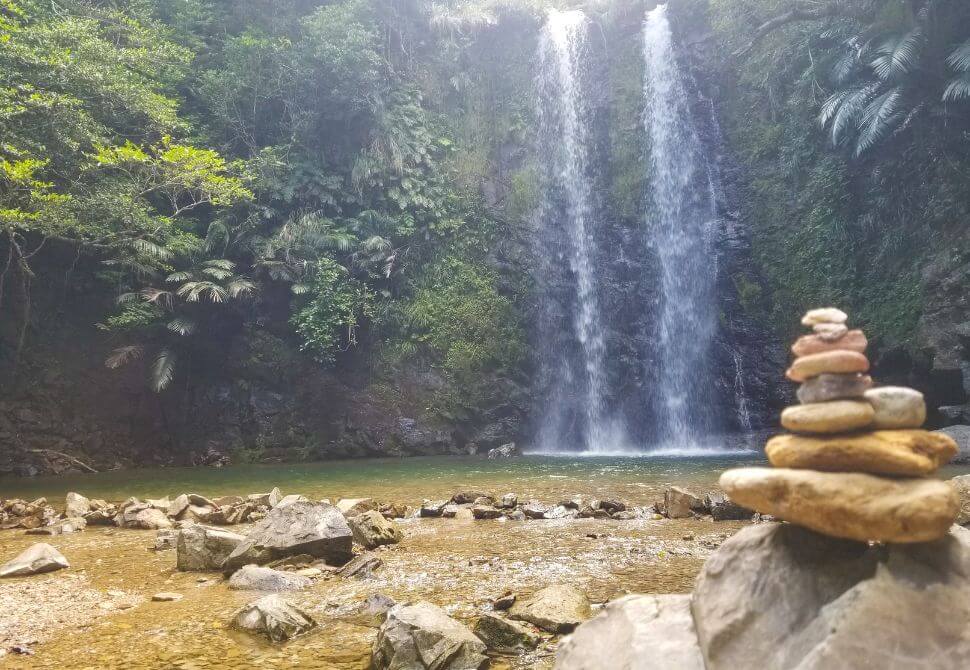 Tataki Falls: Beautiful river hike & Waterfall on Okinawa Island
